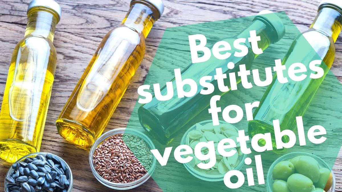 'Video thumbnail for Best substitutes for vegetable oil in cake, muffins, brownies, bread, baking, frying & more'