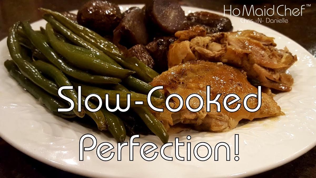 'Video thumbnail for Slow Cooker Taco Chicken Thighs || Dining In With Danielle'