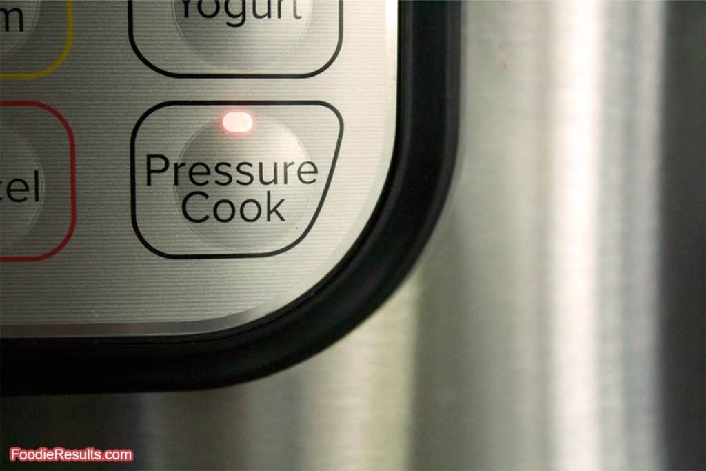 Foodie Results image of a pressure cooker button