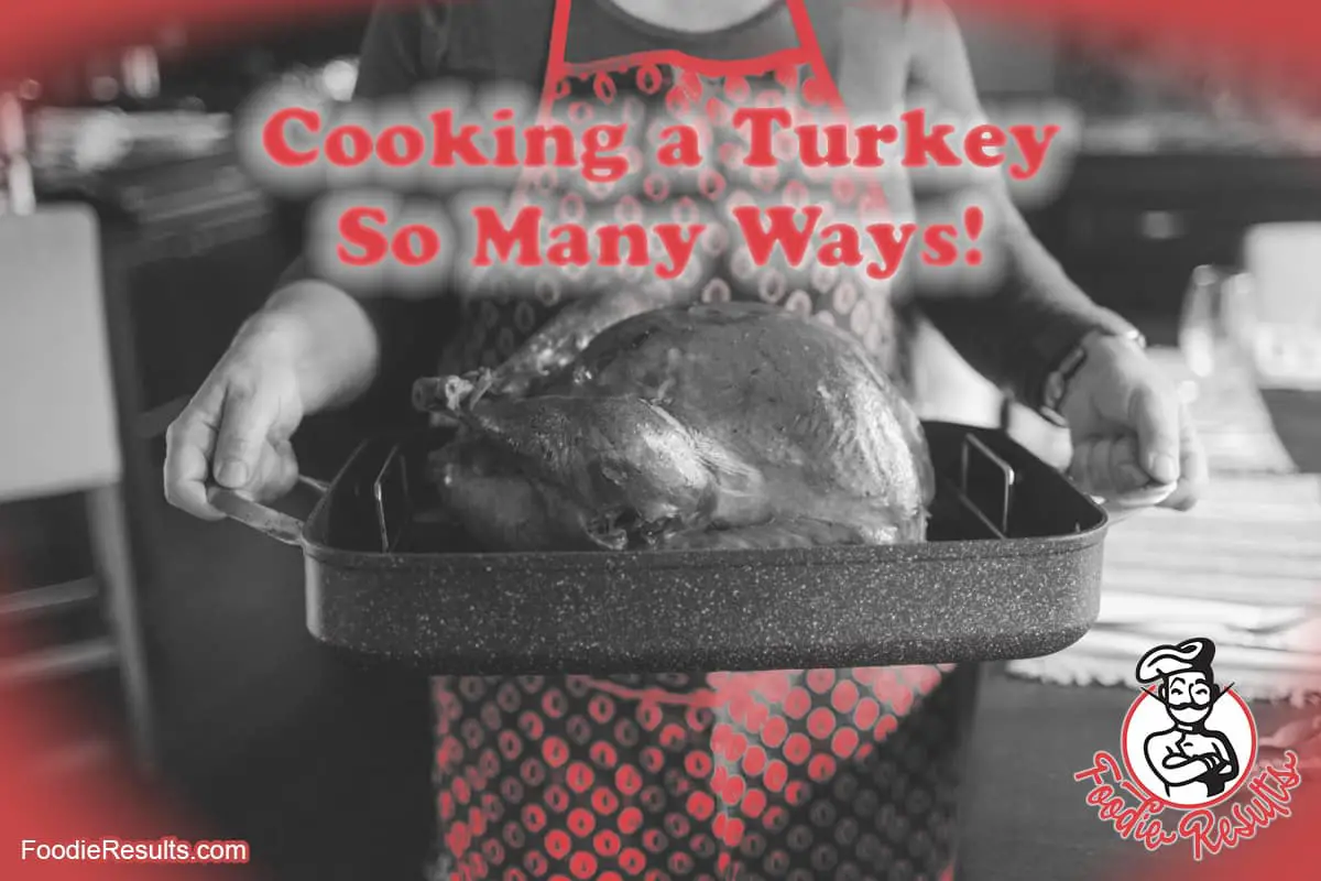 featured image of a turkey cooked in a pan