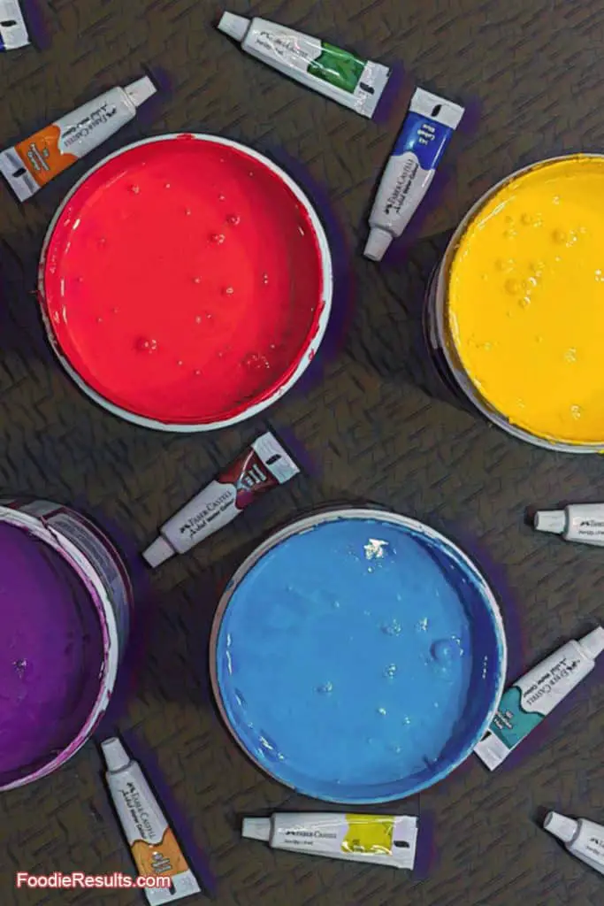 colorful Paint for Cabinets in cans